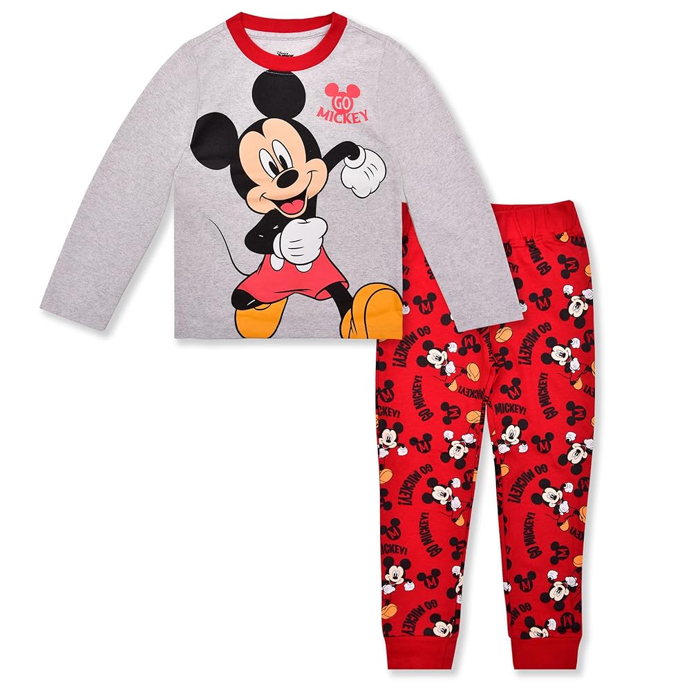 Amazon.com: Disney Mickey Mouse Boys Long Sleeve Shirt and